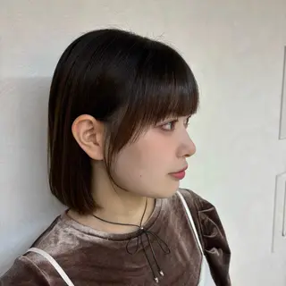 ミディアム Iris by artina 武蔵小杉店【イリス バイ アルティナ】所属・🎼レイヤー/顔周り カット/nene♬のヘアスタイル