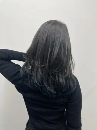 ミディアム カラー 🦄インナーカラー 🦄貫井彩花のヘアスタイル