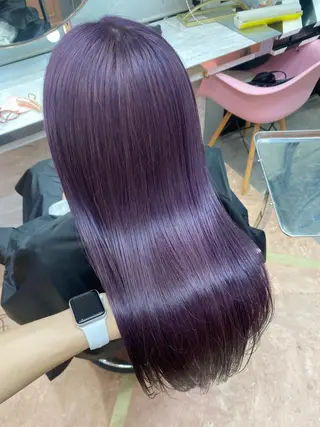 ロング カラー 韓国風モテヘア 🇰🇷aki♡のヘアスタイル