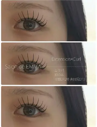 マツエク・マツパ EMMA plus．のマツエク・マツパデザイン