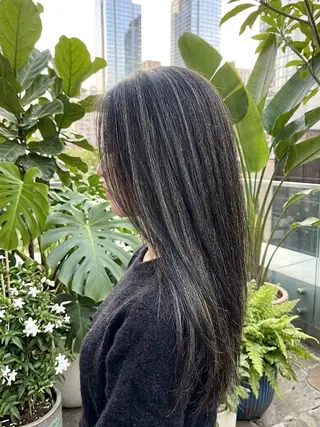 セミロング カラー 海外Style🌱 KOHEIのヘアスタイル