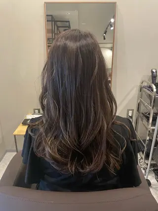 ロング カラー 《Rounds》 rihoのヘアスタイル