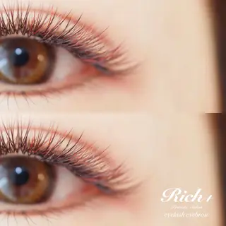 マツエク・マツパ Rich+ eyelashのマツエク・マツパデザイン