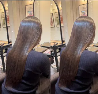 ロング youres hair髪質改善トリートメント＆ヘッドスパ日吉店所属・日吉/髪質改善× 艶カラー/ 永田颯のヘアスタイル