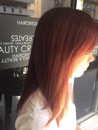 セミロング カラー 透明感カラー❄️要 半個室×マンツーマンのヘアスタイル