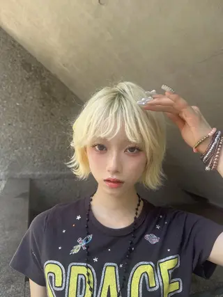 ショート カラー 💎透明感カラー特化 💎TAISEIのヘアスタイル