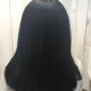 セミロング カラー パーマ 金崎 新吾のヘアスタイル