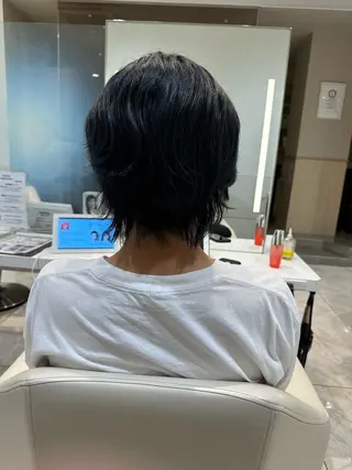 ミディアム カラー メンズ 波巻パーマ/毛流れ パーマ☘️りゅうせいのヘアスタイル