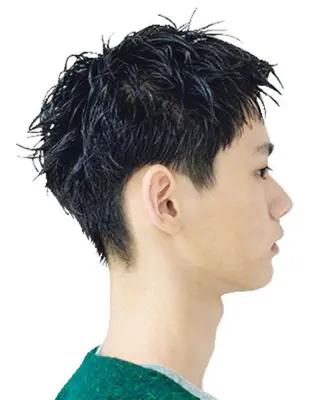 ショート メンズ 吉田一輝 外国人パーマのヘアスタイル