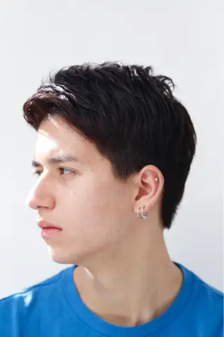 ショート メンズ 鈴木 一貴のヘアスタイル