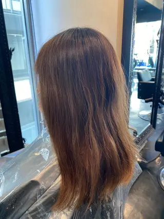 ミディアム カラー ✨髪質改善 縮毛矯正 艶髪 立川 コウキ✨のヘアスタイル