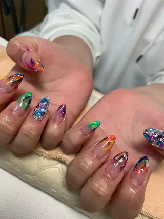 ネイル rukianail 新里のネイルデザイン