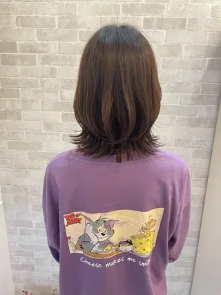 セミロング Well's TAIGAのヘアスタイル