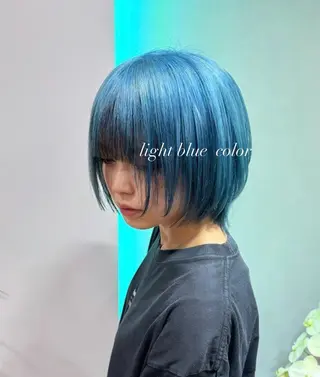 ミディアム カラー 栗谷 竜希のヘアスタイル