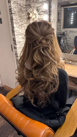 ロング ヘアアレンジ hair make  Lucciのヘアスタイル