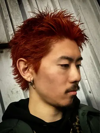 ショート カラー ブレイズマン バーバーショップ所属・メンズデザインカラー 🌟れな🌟のヘアスタイル