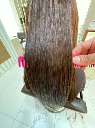 ロング パーマ 鶴岡で縮毛矯正なら お任せ！ハヤシナオミのヘアスタイル