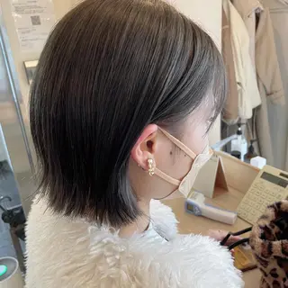ショート カラー ボブウルフ／ボブ Satsuki【名駅のヘアスタイル
