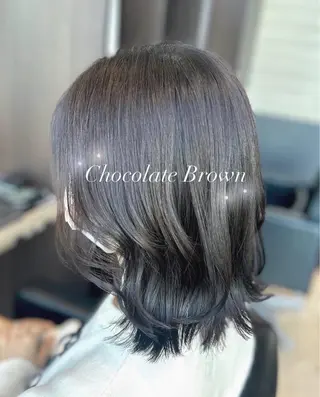 ミディアム カラー ⭐️似合わせアップ ⭐️並木奏絵のヘアスタイル