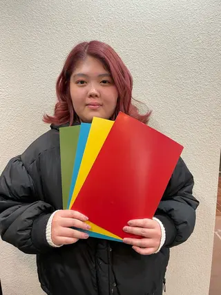 ミディアム カラー ハイトーン/パーソナ ルカラー診断・ユキノのヘアスタイル