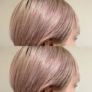 ショート カラー 千葉 郁也のヘアスタイル