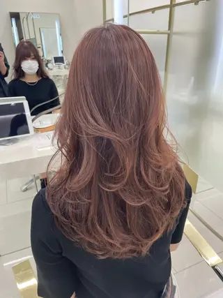 ロング カラー COA GINZA 空也/前髪/顔まわりのヘアスタイル