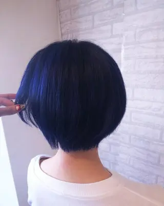 ショート カラー JIL BLAN 京都所属・RU RIのヘアスタイル