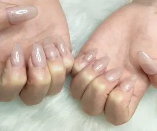 セミロング ネイル Kame_ nail🐢💕のネイルデザイン