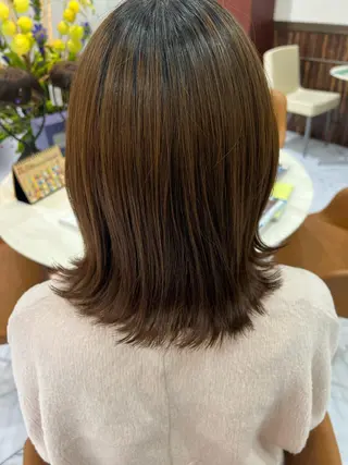 ミディアム 立川🫧似合わせ 艶髪✨あんどうゆうかのヘアスタイル