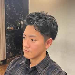 ショート カラー メンズ LAVIE NEW STANDARD BARBER所属・YAMADA 🌿のヘアスタイル