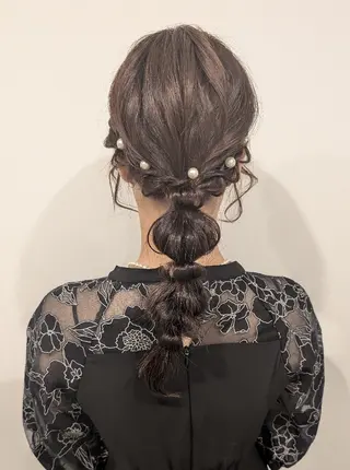 セミロング R hair🧡 伊藤美和🤎のヘアスタイル