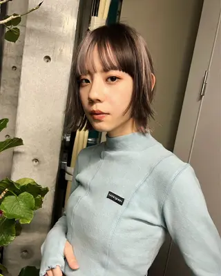 ショート カラー ハッシュカット カシマハヤトのヘアスタイル