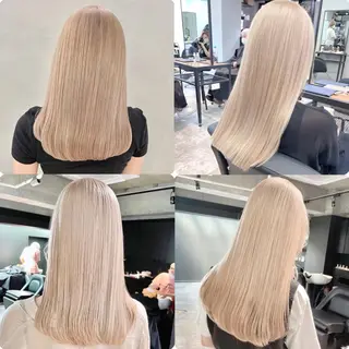 ロング カラー MiL所属・✨ハイトーン✨ 濱田知孝のヘアスタイル