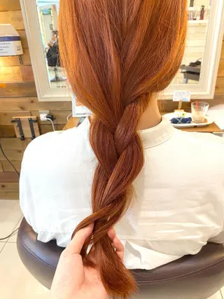 ロング カラー riho/ブリーチ/ デザインカラー/辻堂のヘアスタイル