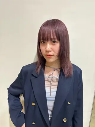 セミロング 酒徳 唯斗のヘアスタイル