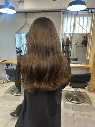 ロング カラー REINA☁️透明感 カラー/ぷつっと♡のヘアスタイル