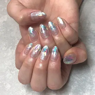 ミディアム カラー ネイル éclat所属・éclat エクラのネイルデザイン