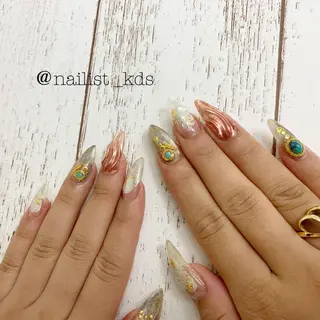 ネイル nail room clear. パラジェル所属・sode shioriのネイルデザイン