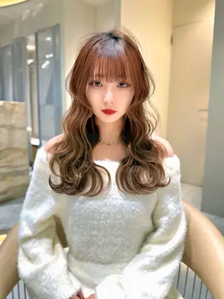 ロング カラー ヘアアレンジ ゆーだい🇰🇷韓国 🇰🇷×髪質改善のヘアスタイル