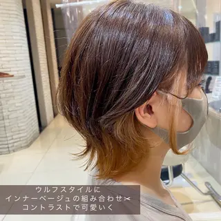 ミディアム カラー Dxxxx III所属・女性目線の大人 メンズ*Ayakaのヘアスタイル