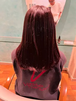 ロング カラー Face-1所属・仲谷 直のヘアスタイル