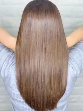 ロング カラー 透明感カラー ✨ 韓国艶髪💗菅原のヘアスタイル