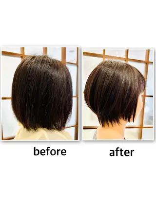 ショート ツヅキ マスミのヘアスタイル