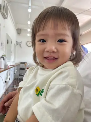 キッズ 塔崎 りこのヘアスタイル