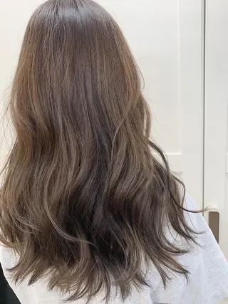ロング カラー ハットリ /北習志野のヘアスタイル