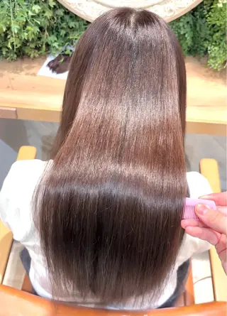 ロング 横浜🎀ツヤカラー/ 髪質改善/みさき🐱のヘアスタイル