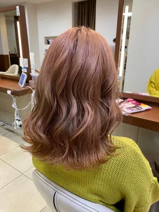 ミディアム カラー ブリーチ指名No.1 Daikiのヘアスタイル