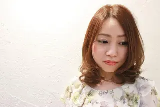 ミディアム 所渉/韓国レイヤー /ウルフカットのヘアスタイル