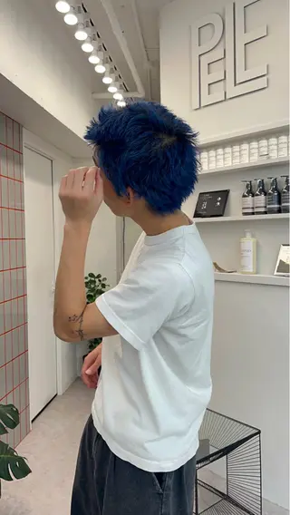 カラー メンズ 小川 陽菜のヘアスタイル