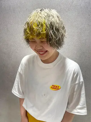 ショート パーマ/カット /まなきのヘアスタイル